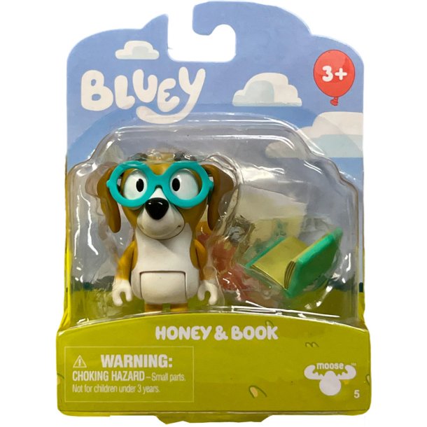  Bluey figurpakke - Honey og Book