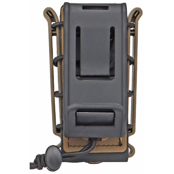 Molle pistol magasin lomme 9 mm - Sort / tan