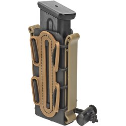 Molle pistol magasin lomme 9 mm - Sort / tan
