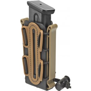 Molle pistol magasin lomme 9 mm - Sort / tan
