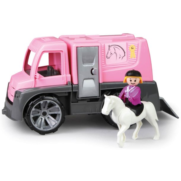 Lena truxx hestetransport med rytter og hest