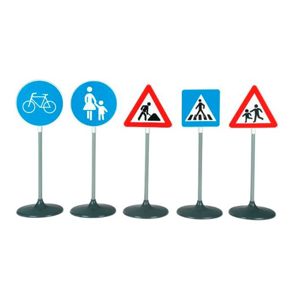 klein trafikskilte 5 stk.
