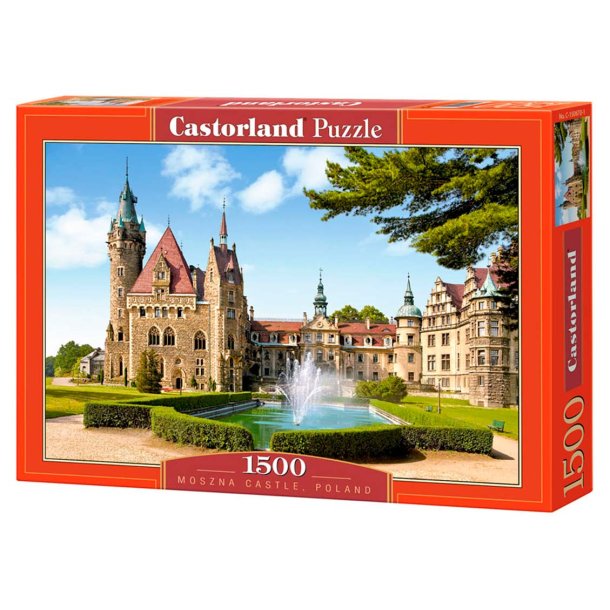 Castorland puslespil - Moszna slottet, Polen 1500 brikker