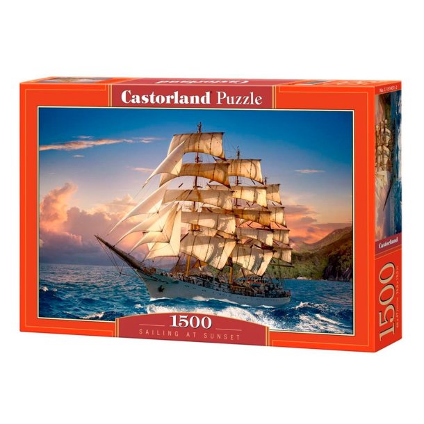 Castorland puslespil - Sailing at sunset - 1500 brikker