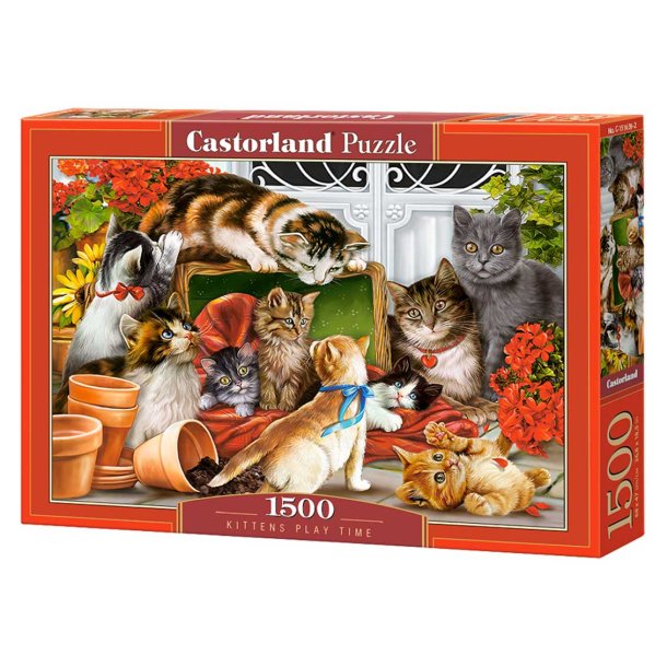 Castorland puslespil - Kattekillinger 1500 brikker