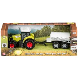 Bull traktor med gyllespreder