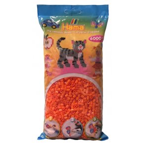 Hama midi perler 205-04 - 6000 stk. orange