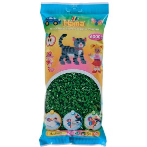 Hama midi perler 205-102 - 6000 stk. skovgrn