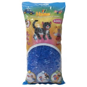 Hama midi prlor 205-15 - 6000 st. transparent bl