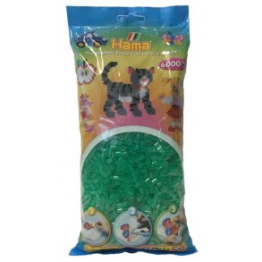Hama midi prlor 205-16 - 6000 st. transparent grnt