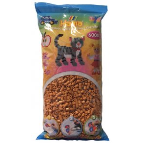 Hama midi perler 205-21 - 6000 stk. lysebrun