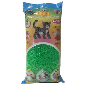 Hama midi prlor 205-37 - 6000 st. neon grn