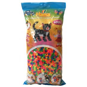 Hama midiprlor 205-51 - 6000 st. neonblandning
