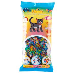 Hama midi prlor 205-53 - 6000 st. transparent