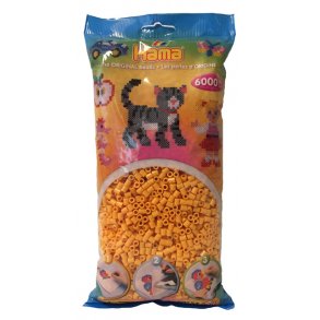Hama midi perler 205-60 - 6000 stk bamsegul