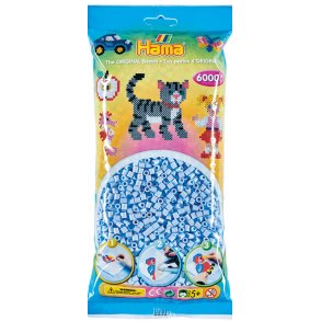 Hama midi prlor 205-97 - 6000 st. pastell Ice Blue