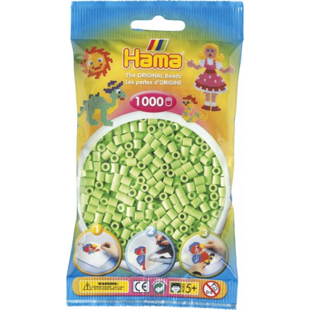 Hama midi perler 207-47 1000 stk. pastel grøn