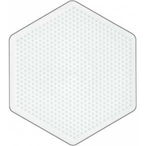 Hama midi perleplade - Stor sekskantet