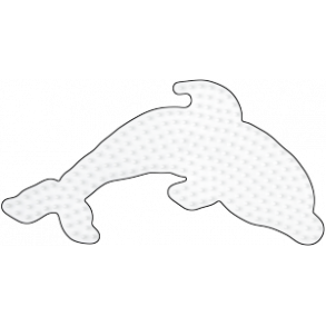 Hama midi perleplade - Delfin