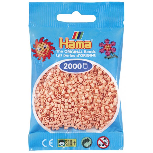 Hama mini perler 501-26 2000 stk. mat rosa