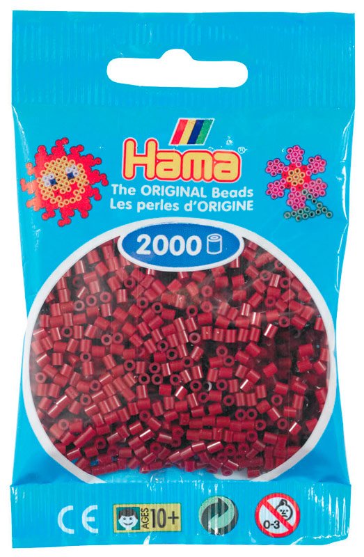 501-37 Neon Green Pack of 2000 Hama MINI Beads 