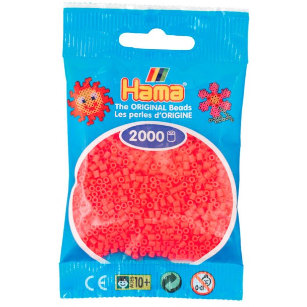 Hama mini perler 501-33 2000 stk. cherise