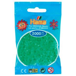 Hama miniprlor 501-37 2000 st. neon grn