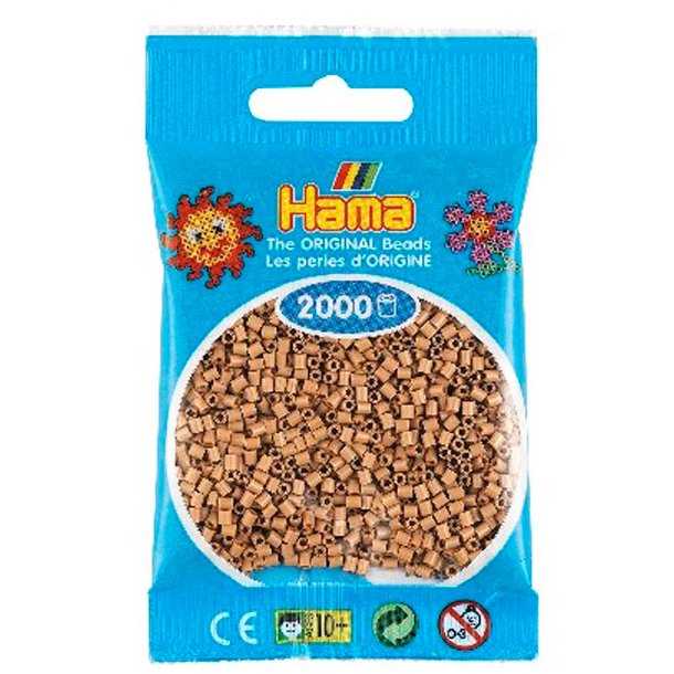 Hama mini perler 501-75 2000 stk. lys nougat