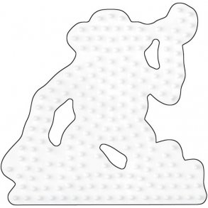 Hama midi perleplade - abe