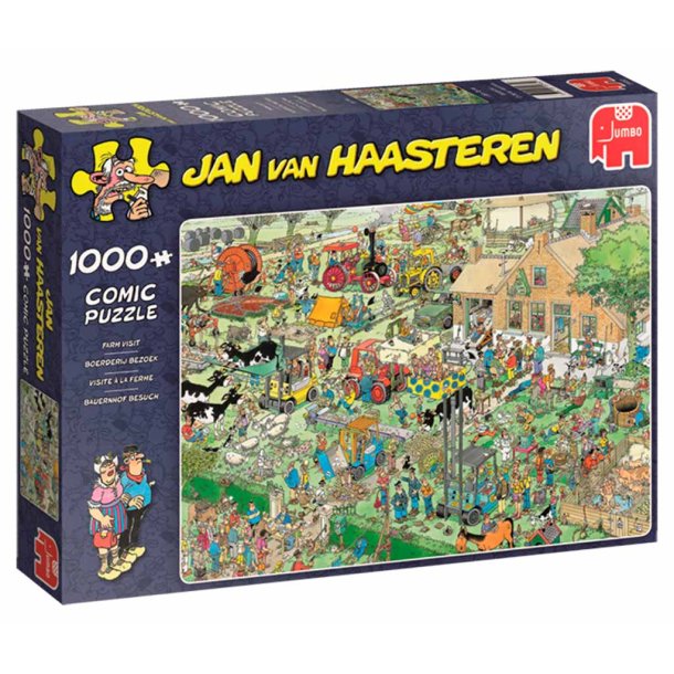 Jan van Haasteren Farm Visit 1000 brikker