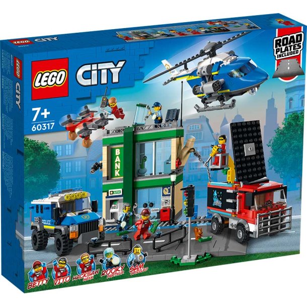 LEGO City 60317 - Politijagt ved banken