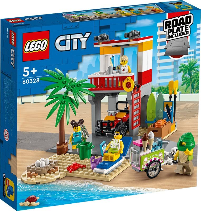 solidaritet Mark cowboy LEGO City 60328 - Livredderstation på stranden - BilligLeg