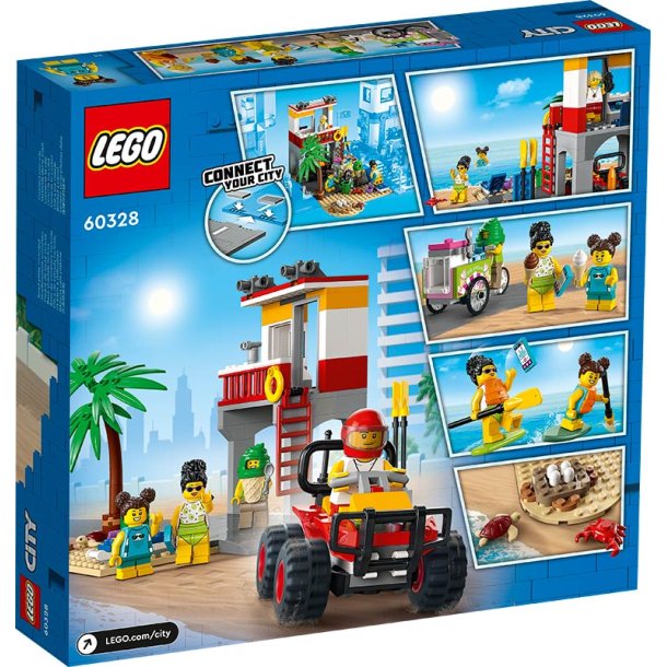 Hover vedlægge snyde LEGO City 60328 - Livredderstation på stranden - BilligLeg