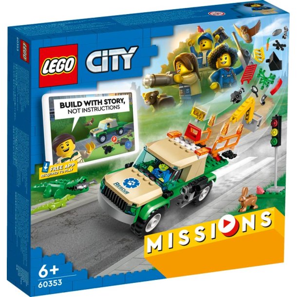 LEGO City 60353 - Redningsmissioner for vilde dyr