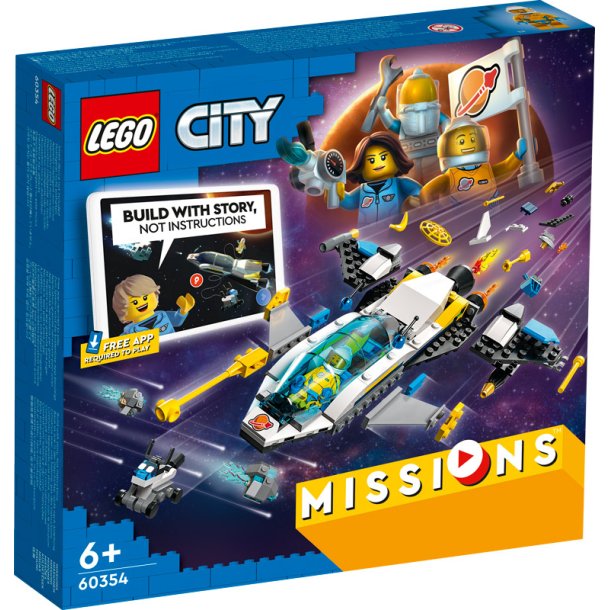 LEGO City 60354 - Utforskningsuppdrag med Mars rymdfarkost