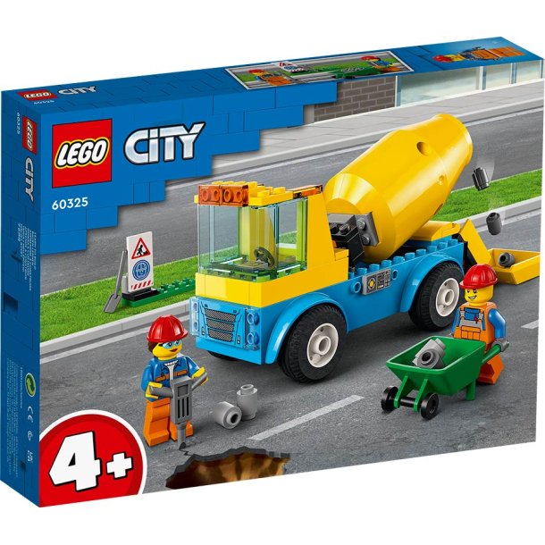 LEGO City 60325 - Lastbil med cementblander