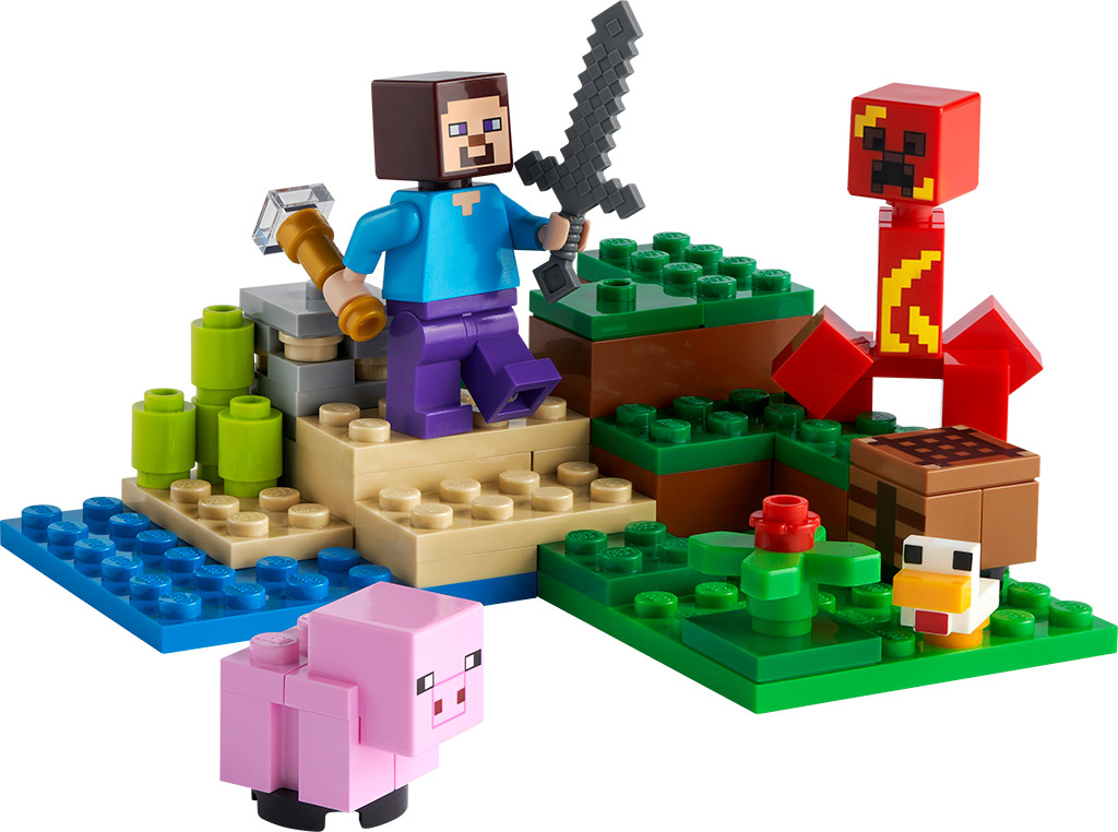 LEGO 21177 - Creeper bagholdet - LEGO Minecraft.