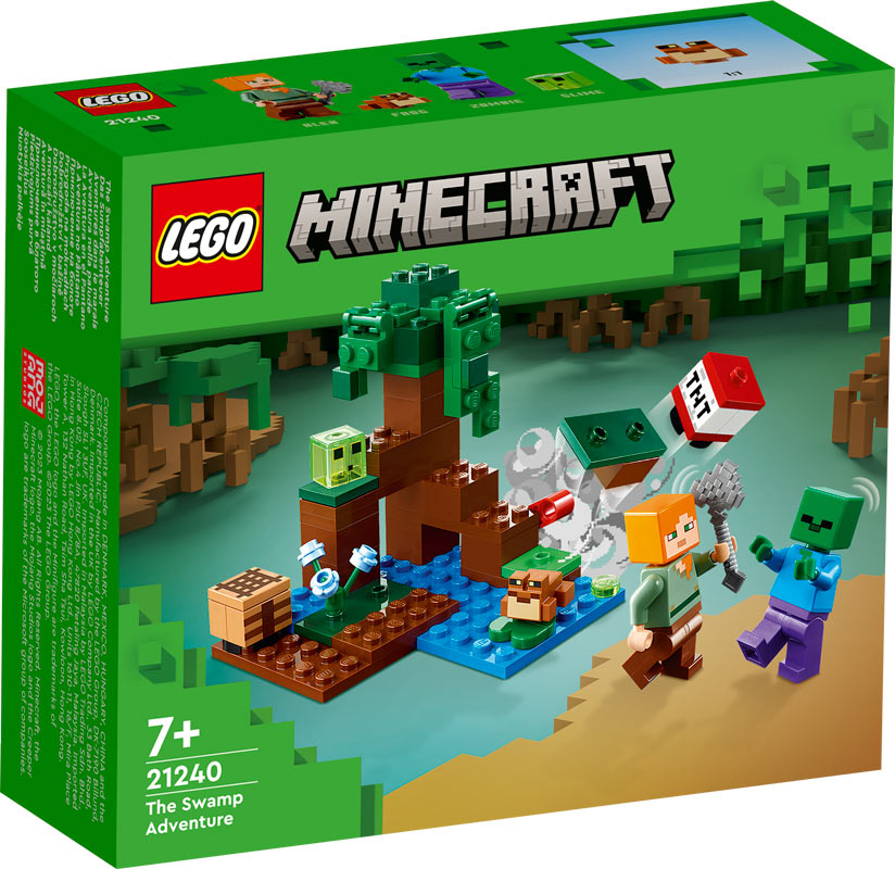 Assimilate Stræde Tilbageholde LEGO Minecraft 21240 Sumpeventyret - Køb LEGO hos BilligLeg