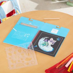 Paw Patrol Scratch Art - Skye