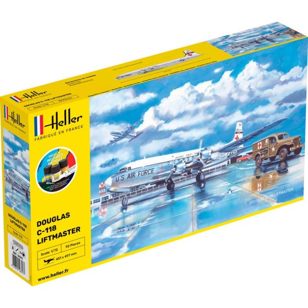 Heller Douglas C-118 liftmaster starter kit - 1:72