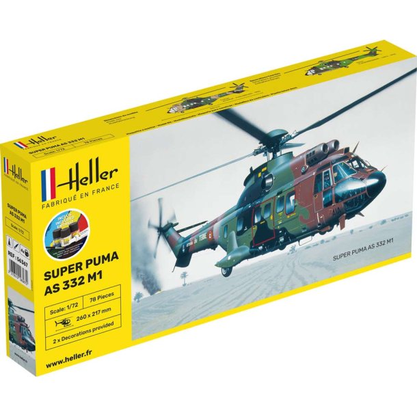 Heller Super puma AS 332 M1 helikopter - start kit