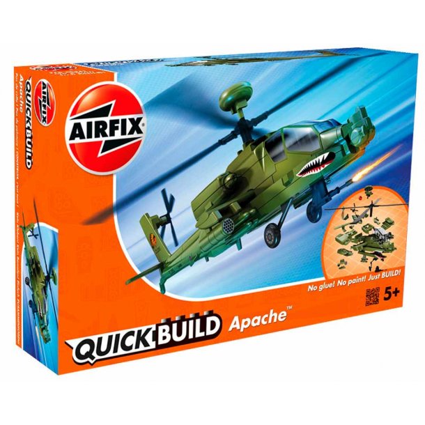 Airfix Apache Helicopter quick build sæt