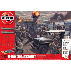  Airfix D-Day sea assault 1:72 komplet s�t