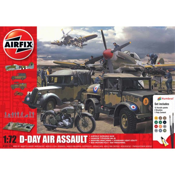 Airfix D-Day Air assault 1:72 komplett set