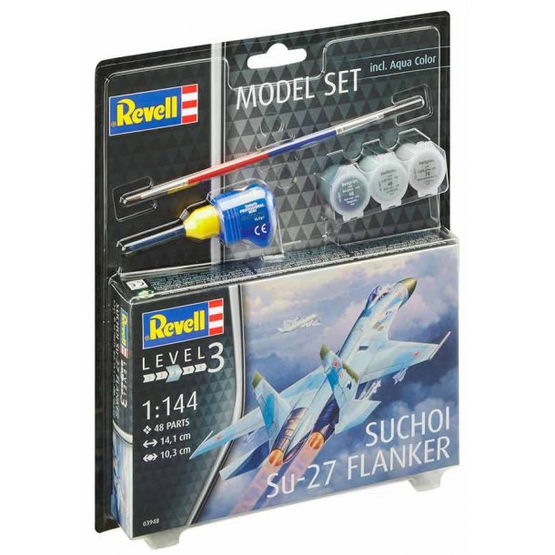 Revell Suchoi Su-27 Flanker - scala 1:144 kompletst