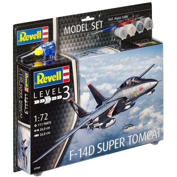 Revell F -14D super tomcat modellflygplan - skala 1:72