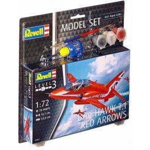 Revell BAe Hawk T.1 Red Arrow - skala 1:72 komplett set