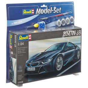 Revell BMW I8 - 1:24 med lim og maling