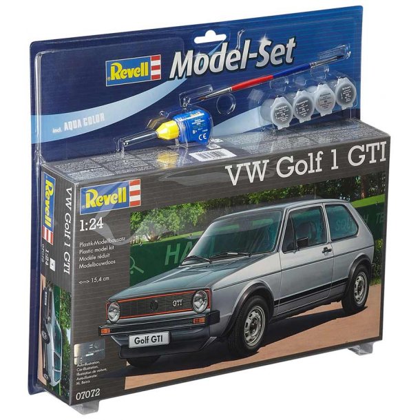 Revell VW Golf 1 GTI - 1:24 med lim og maling