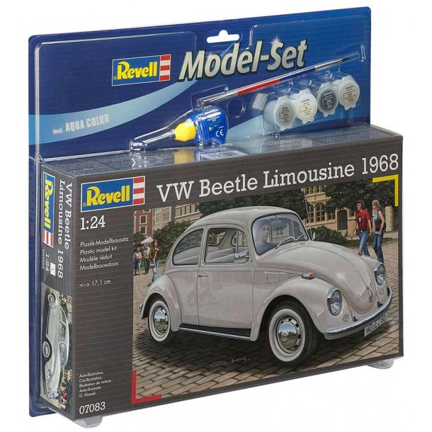 Revell VW Beetle 1968 - 1:25 komplet sæt